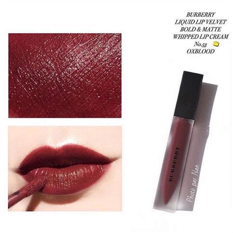 burberry liquid lip velvet in oxblood|burberry lip velvet review.